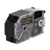 Compatible label tape for Casio XR-24BKG1