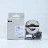 Kingjim対応 SS36BW Blue on white 互換テープカートリッジ